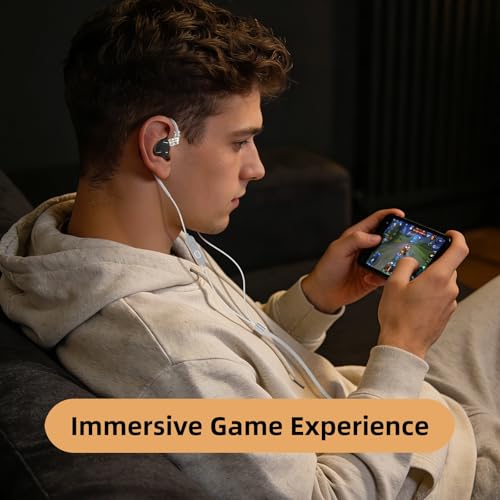 2026 Latest KZ ZST PRO X in Ear Monitor Headphone, 1BA 1DD Hybrid Driver Wired Gaming Earbuds Deep Bass Sound Ear buds HiFi IEM for Gaming Music Video Singer Musician Drummer (without mic, Black Gold) - color: Black Gold, style: without mic