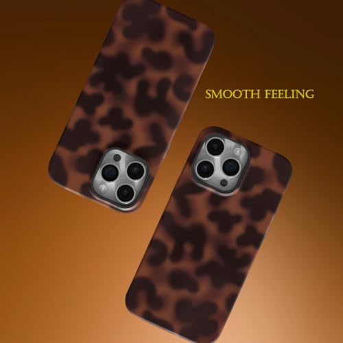 for iPhone 15 Pro Max Case with Tortoise Leopard Print Trendy Animal Pattern Dual-Layer Shockproof Drop Protection Tough Phone Cover - size: iPhone 15 Pro Max
