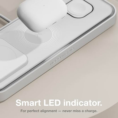 NOCO XGrid XDP3 3-in-1 Wireless Charging Station - iPhone, Watch & AirPods