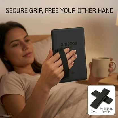 Hand Holder Strap for 8-10" Kindle eReaders Fire Tablet (Black) -1pc - color: Black