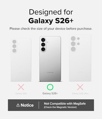 Ringke for Samsung Galaxy S26 Plus Case [Fusion Matte Clear] | Oil & Dirt Resistant, Anti-Fingerprint Technology Prevents Oily Smudges, Frosted Coating Feels Velvety Soft - size: Galaxy S26 Plus