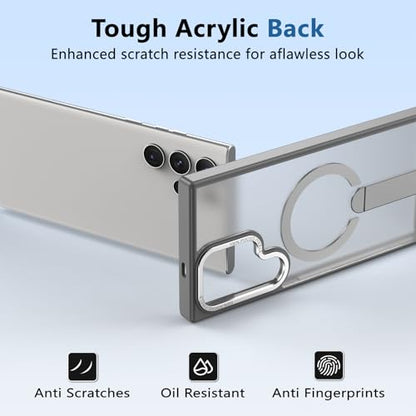 for S22-Ultra Phone Case, Slim Fit & Semi-Transparent Matte, Gray - color: Gray, size: Galaxy S22 Ultra 6.8"