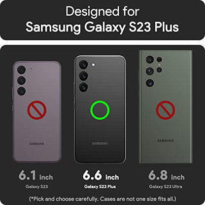 for Samsung Galaxy S23 Plus Case, Ultra [Slim Thin] Flexible TPU Scratch Resistant Gel Rubber Soft Silicone Protective Clear Case Cover for Galaxy S23 Plus (Clear) - size: S23 Plus