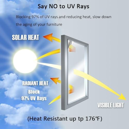 Frosted Window Privacy Film, Glass Door Privacy Film Non-Adhesive Window Clings for Home Office Space Decoration, Anti-UV, Heat Control and Prevent Bird Strikes (Wheat, 11.8x78.7 Inch) - size: 11.8x78.7 Inches
