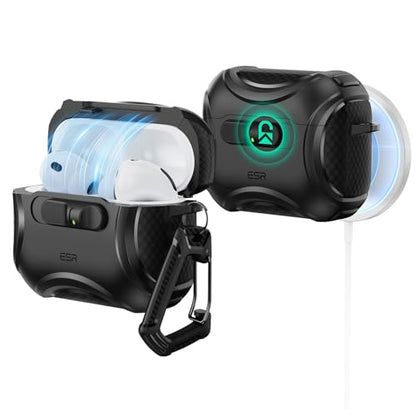 ESR for AirPods Pro 3 Case (2025), Compatible with MagSafe, Black - color: Black, size: AirPods Pro 3 Case