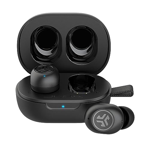 JLab JBuds Mini True Wireless Earbuds, Bluetooth multipoint, Charcoal Black - color: Charcoal Black, style: Matte
