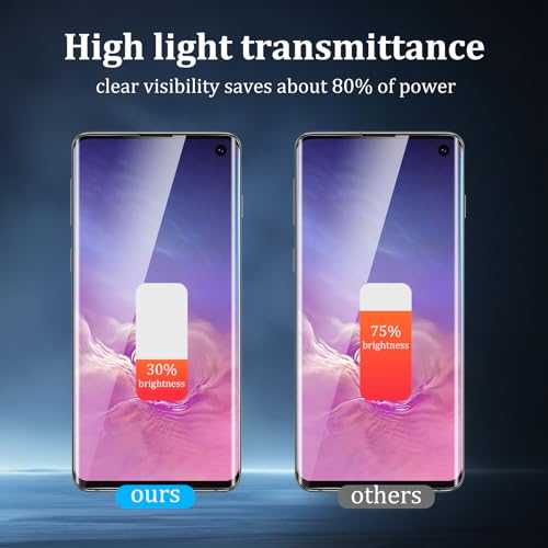2 Pack Screen Protector for Samsung Galaxy S10 - size: Galaxy S10