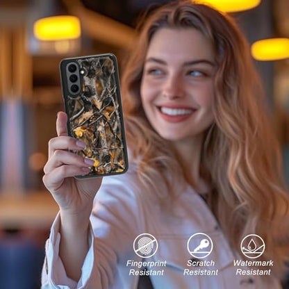 Autumn Camouflage Wallet Case for Samsung Galaxy A17 5G, Shockproof RFID Blocking PU Leather Flip Folio Cover with Card Holder, Kickstand & Magnetic Closure, Protective Phone Case - color: Autumn camouflage, size: Galaxy A17