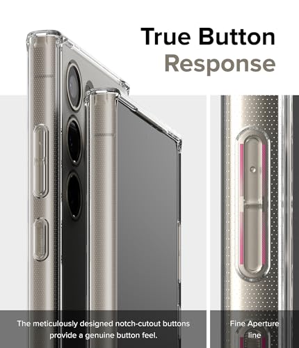 Ringke for Samsung Galaxy S24 Ultra Case [Fusion Matte Clear] | Oil & Dirt Resistant, Anti-Fingerprint Technology Prevents Oily Smudges, Frosted Coating Feels Velvety Soft - size: Galaxy S24 Ultra