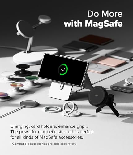 Ringke for Samsung Galaxy S25 Ultra Case [Fusion Magnetic Matte Clear] | Compatible with MagSafe, Oil & Dirt Resistant, Anti-Fingerprint Technology Prevents Oily Smudges, Feels Velvety Soft - size: Galaxy S25 Ultra