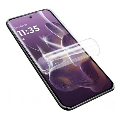 [2 Pack] Hydrogel Screen Protector for Motorola Edge 60 Pro, Upgraded Non-breakable Flexible TPU Flexible Protective Film [Bubble Free] [High Sensitivity][Anti-Scratch]