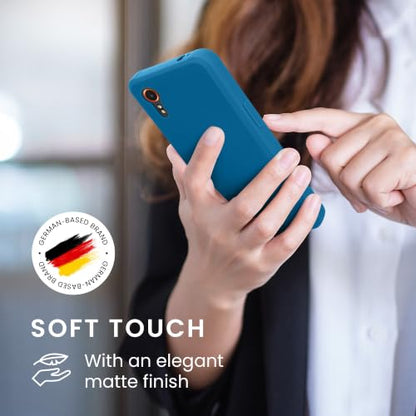 kwmobile Case Compatible with Samsung Galaxy Xcover7 Case - Soft Slim Protective TPU Silicone Cover - Blue Reef - color: Blue Reef
