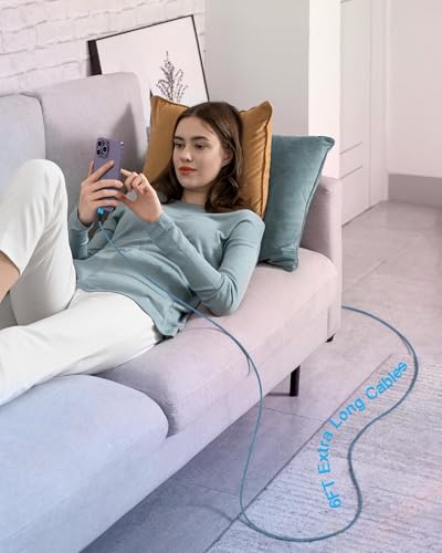USB A to Lightning Cable 6ft for iPhone 14 13 12 11 Pro Max XS XR X 8 7 SE - size: 6 FT, style: USB-A to Lightning
