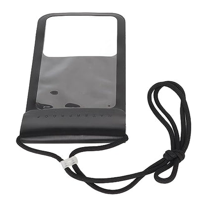 2 Pack Waterproof Phone Pouch Water Shedding Phone Pouches Cases, Large, Touchscreen, Transparent,Cell Phone Dry Bag for Swimming and Diving Within 6.4 Inches