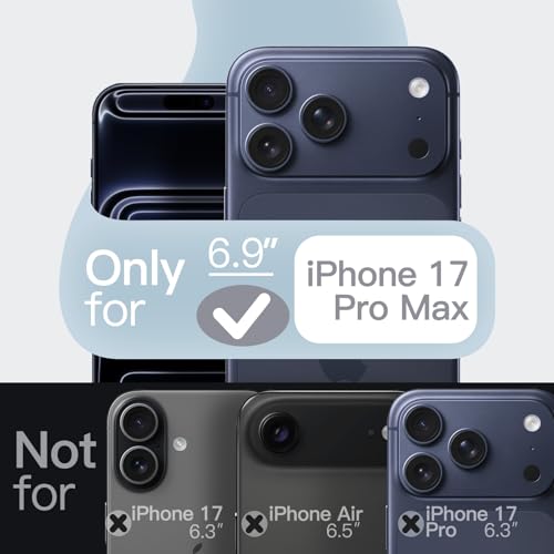 JETech Silicone Case for iPhone 17 Pro Max, Black | Silky Soft Touch, Shockproof Protection, Scratch Resistant, Microfiber Lining - color: Black, size: iPhone 17 Pro Max