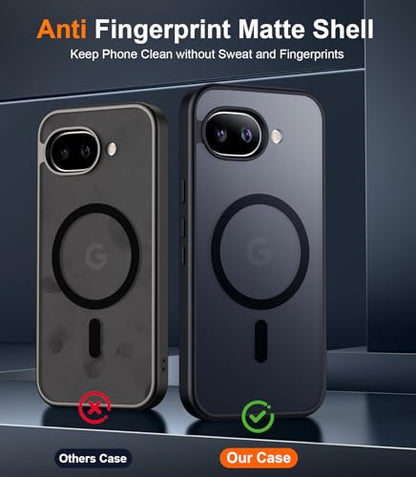 SPIDERCASE Magnetic for Google Pixel 10a Case, Black - color: Black, size: Pixel 10A