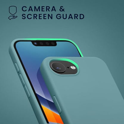 kwmobile Case Compatible with Apple iPhone 17e / iPhone 16e Case - Soft Slim Protective TPU Silicone Cover - Arctic Night - color: Arctic Night