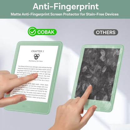 CoBak 3 PackScreen Protector for 6" Kindle 2024 and 2022 (11 Generation) - color: Matte-3 Pack