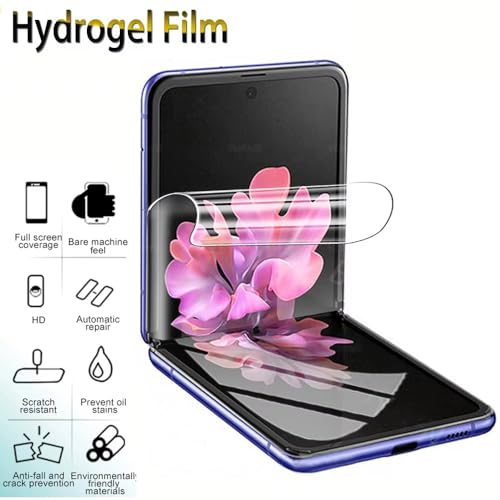 2 Pack Hydrogel Screen Protector for Samsung Galaxy Z Flip 7 / Flip7 - size: Samsung Galaxy Z Flip 7 / Flip7/Flip 7 Fe