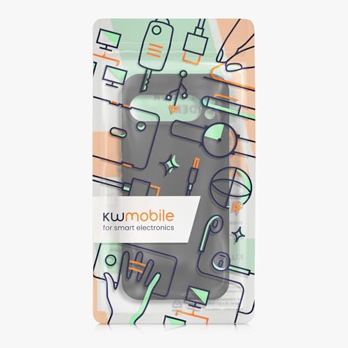 kwmobile Case Compatible with Google Pixel 9 Pro XL Case - Protective Slim TPU Cover with Soft Matte Finish - Black - color: black