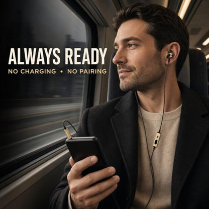 Betron AX5 Earphones Wired Earbud Headphones with Microphone