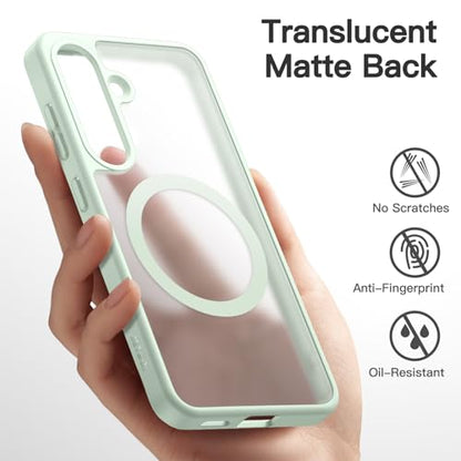 JETech Magnetic Case for Samsung Galaxy S25, Mint - color: Mint, size: Galaxy S25