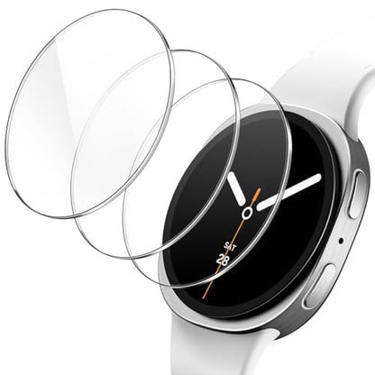JETech Screen Protector for Samsung Galaxy Watch 9/8 44mm, 3-Pack | Tempered Glass Protection, HD Clear, Anti-Scratch Design - size: Galaxy Watch 9/8 44mm