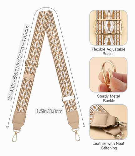 TiMOVO Clip and Go Phone Strap Crossbody with Leather Wallet, Adjustable Anti-Theft Lanyard with Pouch for Most Phone Case - color: Brown