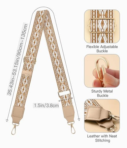 TiMOVO Clip and Go Phone Strap Crossbody with Leather Wallet, Adjustable Anti-Theft Lanyard with Pouch for Most Phone Case - color: Brown