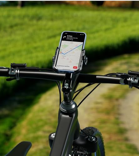 BRCOVAN Bike Fork Stem Phone Mount Holder [Camera Friendly] [1s Locking]