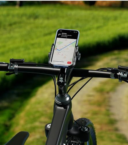 BRCOVAN Bike Fork Stem Phone Mount Holder [Camera Friendly] [1s Locking]