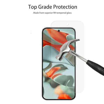 Privacy Screen Protector Designed For Google Pixel 9 Pro XL Anti Spy Private Tempered Glass Film 2-Pack Camera Lens Protector Film 2-Pack