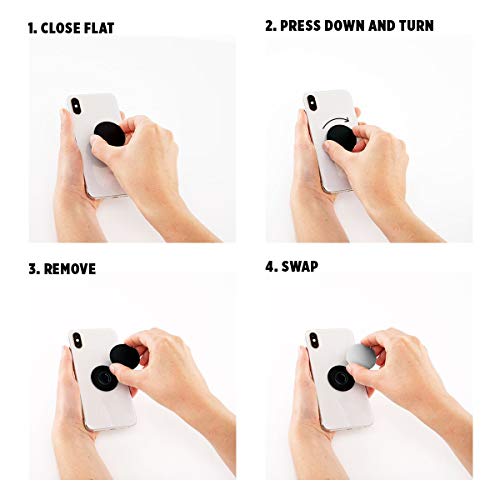 PopSockets Phone Grip with Expanding Kickstand, Adhesive Grip -Night Exposure - color: Night Exposure