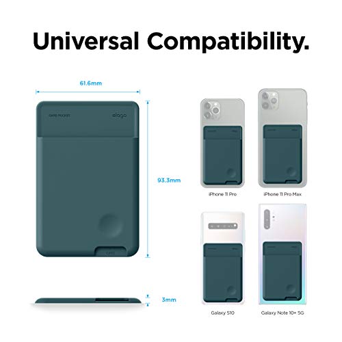 elago Phone Card Holder for Smartphones - color: Dark Turquoise