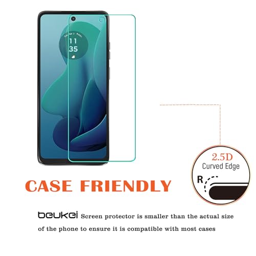 (3 Pack) Designed for Motorola Moto G 5G (2024) Screen Protector Tempered Glass,Touch Sensitive,Case Friendly, 9H Hardness