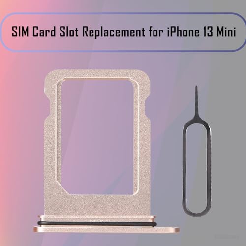 for iPhone 13 Mini Pink Single SIM Card Tray Slot Replacement