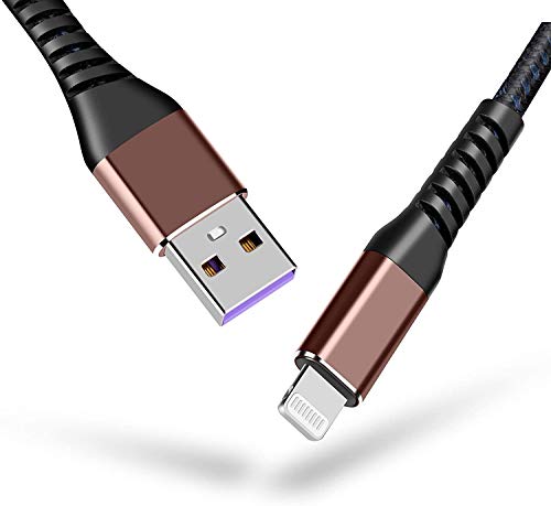 [ Apple Certified 2pack ] iPhone Charger,Lightning Cable, Fast Charging Cables for Apple iPhone 12/11/11Pro/11Max/ X/XS/XR/XS Max/8/7/6/5S/SE/iPad Mini Air (3ft, Brown) - color: Brown, size: 3foot