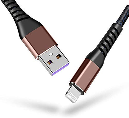 [ Apple Certified 2pack ] iPhone Charger,Lightning Cable, Fast Charging Cables for Apple iPhone 12/11/11Pro/11Max/ X/XS/XR/XS Max/8/7/6/5S/SE/iPad Mini Air (3ft, Brown) - color: Brown, size: 3foot