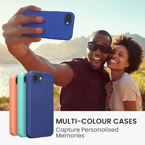 kwmobile Case Compatible with Apple iPhone 17e / iPhone 16e Case - Soft Slim Protective TPU Silicone Cover - Baltic Blue - color: Baltic Blue