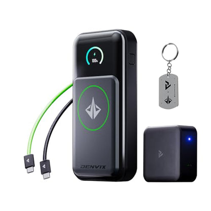 DENVIX PowerX Power Bank Deluxe Jimmy Butler Limited Edition, 250W 4-in-1 25,000mAh Laptop Portable Charger (91.25Wh) with Magnetic Wireless Charging for iPhone, Samsung, MacBook, DJI, AirPods
