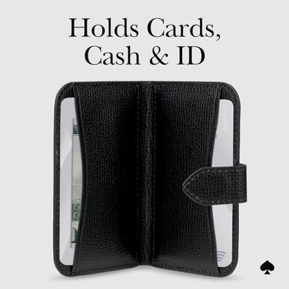 kate spade new york Morgan Magnetic Card Holder/Wallet - Midnight Black - color: Morgan - Midnight Black