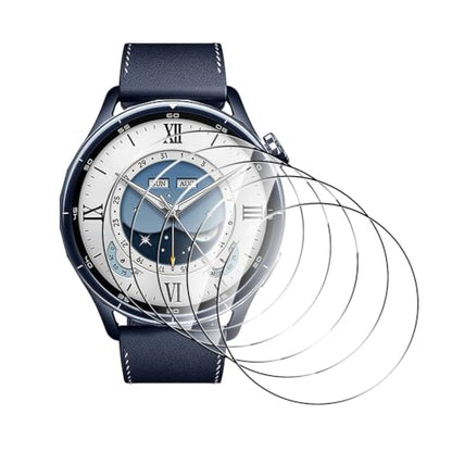 5 Pack Tempered Glass for Xiaomi Watch S5 1.43 inch Screen Protector,9H Hardness,Ultra Resistant,Anti-Fingerprints,No Bubbles,HD-Clear,Full Coverage Watch Film for Xiaomi Watch S5 - color: Xiaomi Watch S5