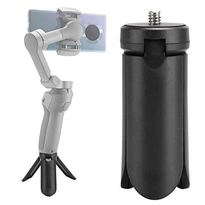 Mini Desktop Tripod, Non Slip Camera Holder Stabilizer Foldable Smartphone Stand Holder, Portable Phone Camera Tripod Camera Mounts Clamps with 1,4 inch Screw for Photographic Equipment