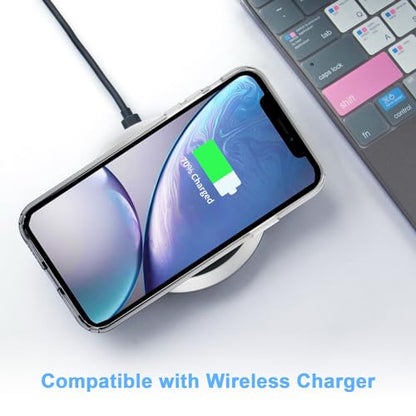 JJGoo Compatible with iPhone XR Case Clear Soft Transparent Shockproof Protective Slim Thin Bumper Phone Cover for XR, Gradient Black - color: Gradient Black