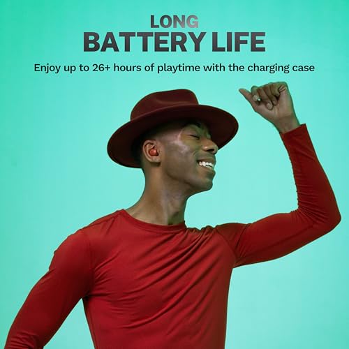 JLab Go Air Pop+ Earbuds, Dual Connect, EQ3 Sound, Rose - color: Rose, style: Matte