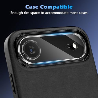 imluckies 3 Pack for iPhone 17 Air 6.5" Camera Lens Protector, HD Clear Tempered Glass Camera Accessories, 9H Hardness Anti-Scratch Screen Cover, Case Friendly[Not Affect Night Shots] - size: 17 Air-Clear