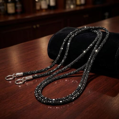 Rhinestone Phone Lanyard – Bling Crossbody Chain for Phone & Bag