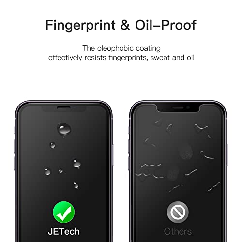 JETech Full-Coverage Screen Protector for iPhone 11/XR, 3-Pack