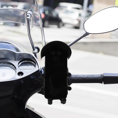 Healeved Bike Handlebar Phone Holder with Anti Theft Vibration Reduction