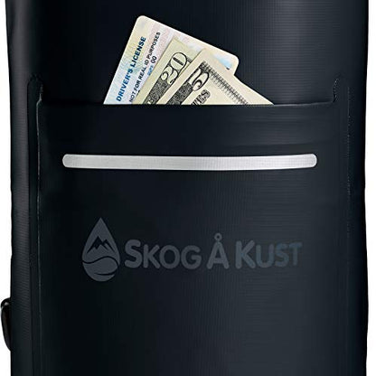 Skog Å Kust DrySak Roll Top Waterproof Bag, 5, 10 & 20 Liter - color: Black, size: 5 Liter